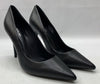 D'Amelio Womens Footwear Black Leather Karyenaa Pump Size 7.5 High Heel Slip-on
