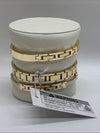 Anne Klein Women's Glitter Accented Bangle Wrist Watch and Bracelet Set Analog