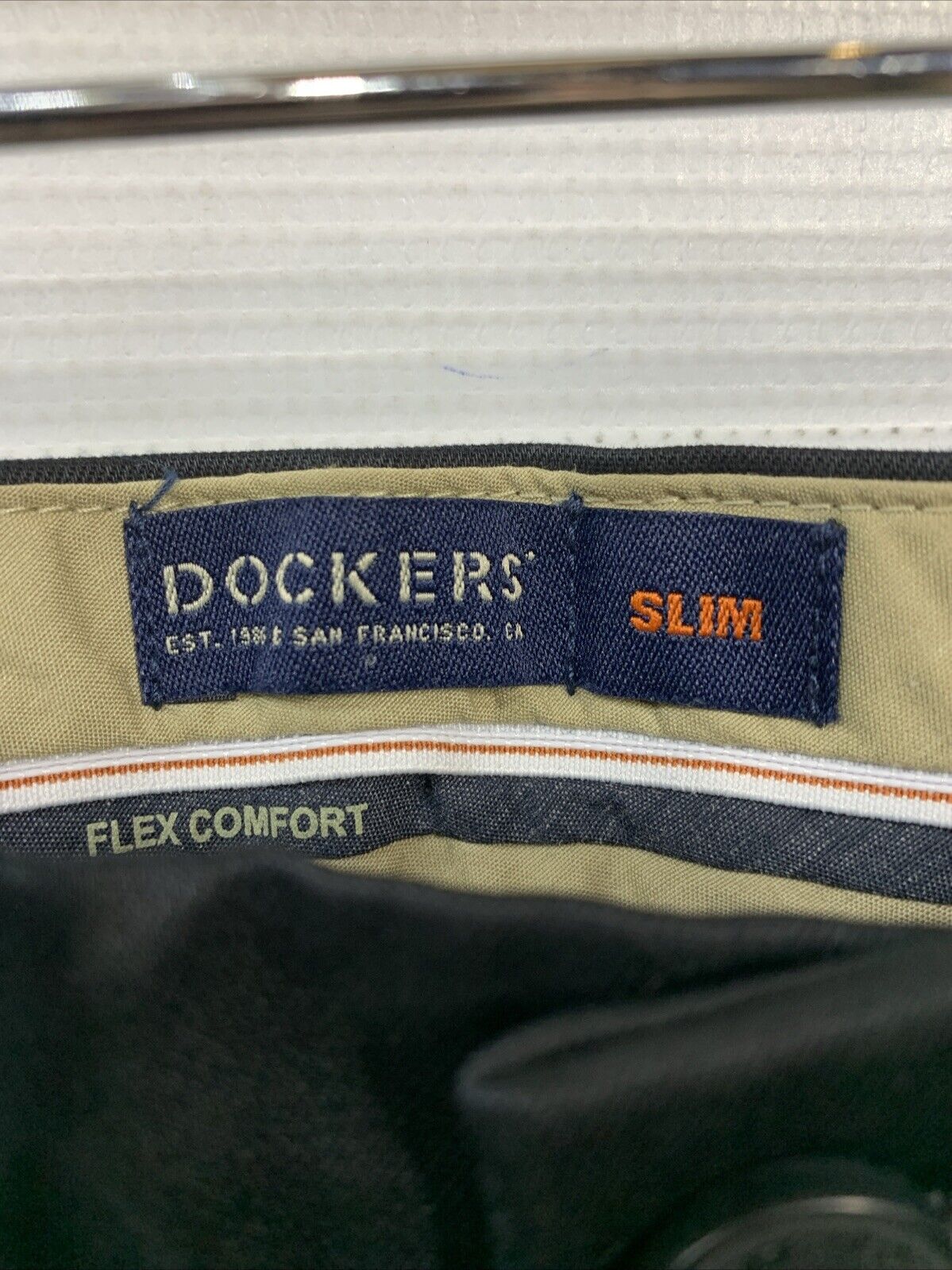 Dockers Signature Khakis 594070004 Pant Men Cotton Slim Fit Stretch Size 34x32