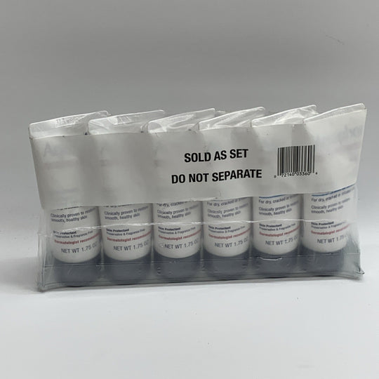 Multi-Purpose Dry Skin Therapy Ointment 1.75 Oz Tubes for On-the-Go Care 6 Pack