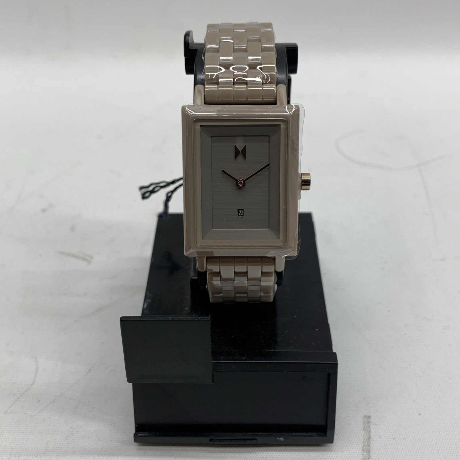 MVMT Women's Signature Square Ceramic Toffee Bracelet Wrist Watch 26mm 28000206