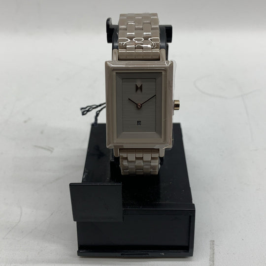 MVMT Women's Signature Square Ceramic Toffee Bracelet Wrist Watch 26mm 28000206
