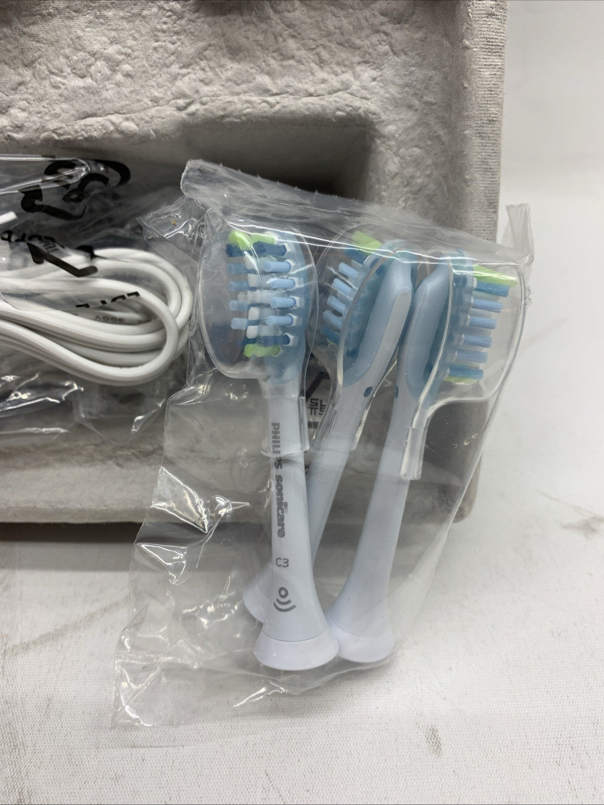 Philips Sonicare Optimal Clean Rechargeable Electric Toothbrush HX6829/77 2-Pack