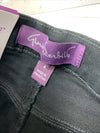 Gloria Vanderbilt Black Denim AMANDA Straight Leg Cotton Blend Size 4 Long Pants