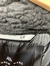 Andrew Marc Men's Jacket Long Sleeve Shearling Collar Full-zip Size S Black
