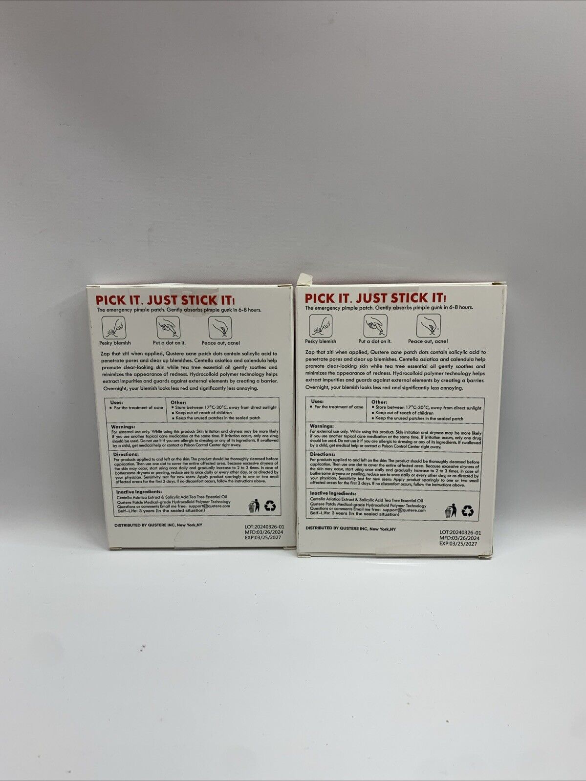 Pimple Patches for Face, Hydrocolloid Acne Patches, Cute Round Shape - 2 Pack