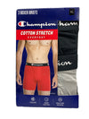 Champion Boxer Briefs 3 Pack Lightweight Stretch Men's Underwear Size XL Odor