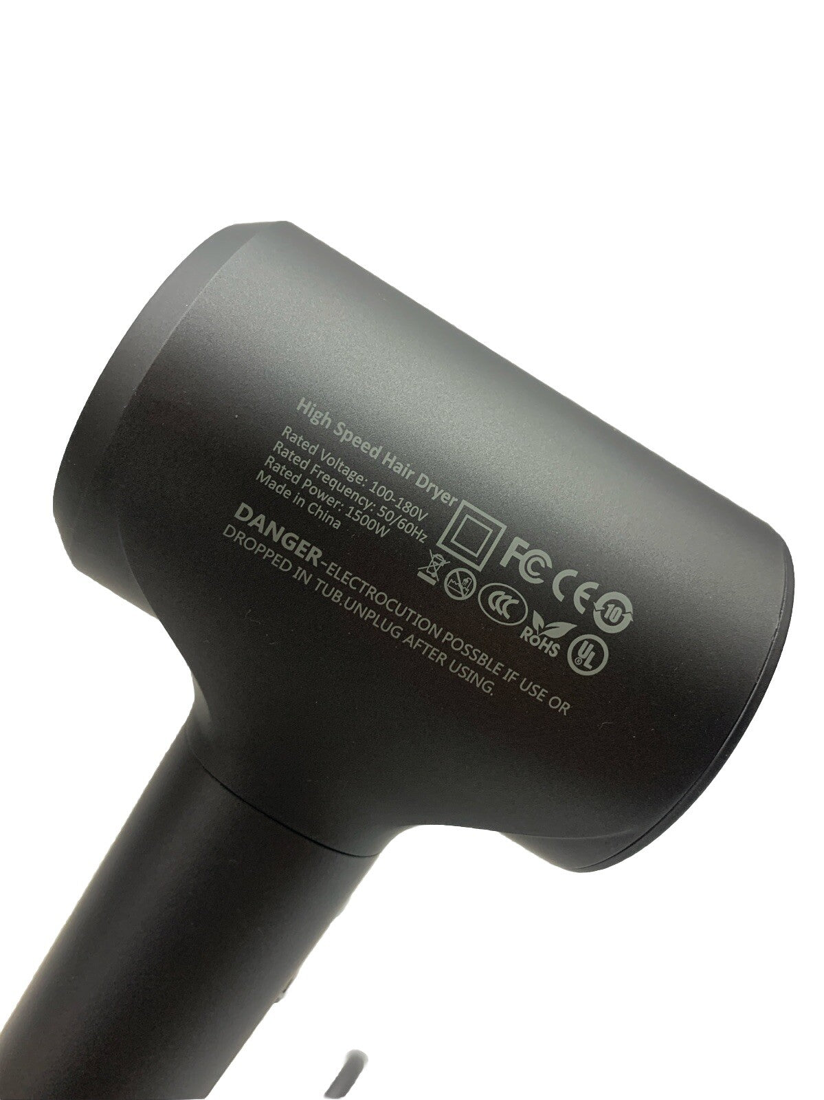 Hair Dryer 110000 RPM Professional High-Speed Blow Dryer 200 Millions Black