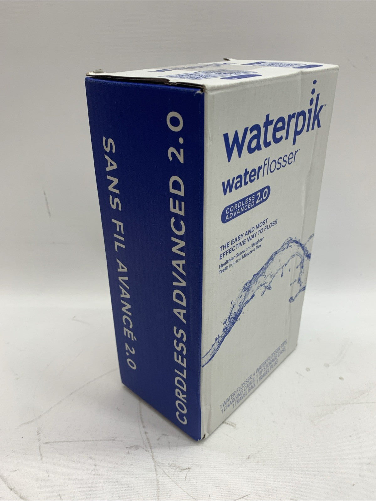 Waterpik Cordless Advanced 2.0 Water Flosser Portable For Teeth, Gums, Braces,