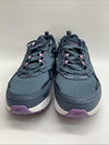 Skechers GO RUN Shoes Consistent 9.5 Blue Purple Air Cooled Goga Mat Lace-up