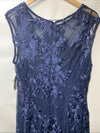 Alex Evenings Women's Dress Embroidered Detail Wedding Cocktail Party Size 14P