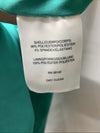 Donna Morgan Womens Teal Green Extended Shoulder Cap Sleeve Sheath Dress Size 12