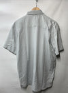 Huk Tide Point Short Sleeve Men's Button-Down Shirt Size M Collared Harbor Mist