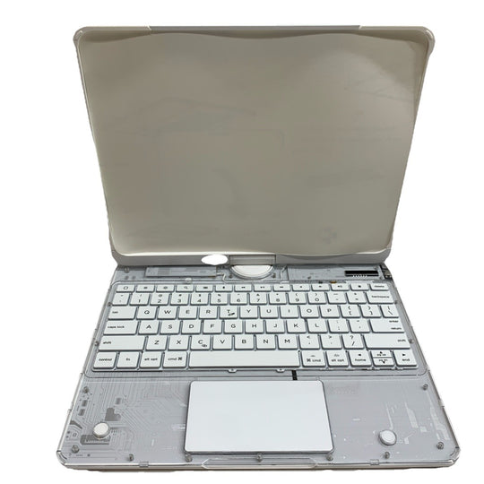 Transparent Case with Keyboard for 2024 iPad Pro 11-in.(M4) Transparent white