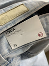 AG Adriano Goldschmied Women's Mercer High Rise Cuffed Barrel Jean Size 30 Pants