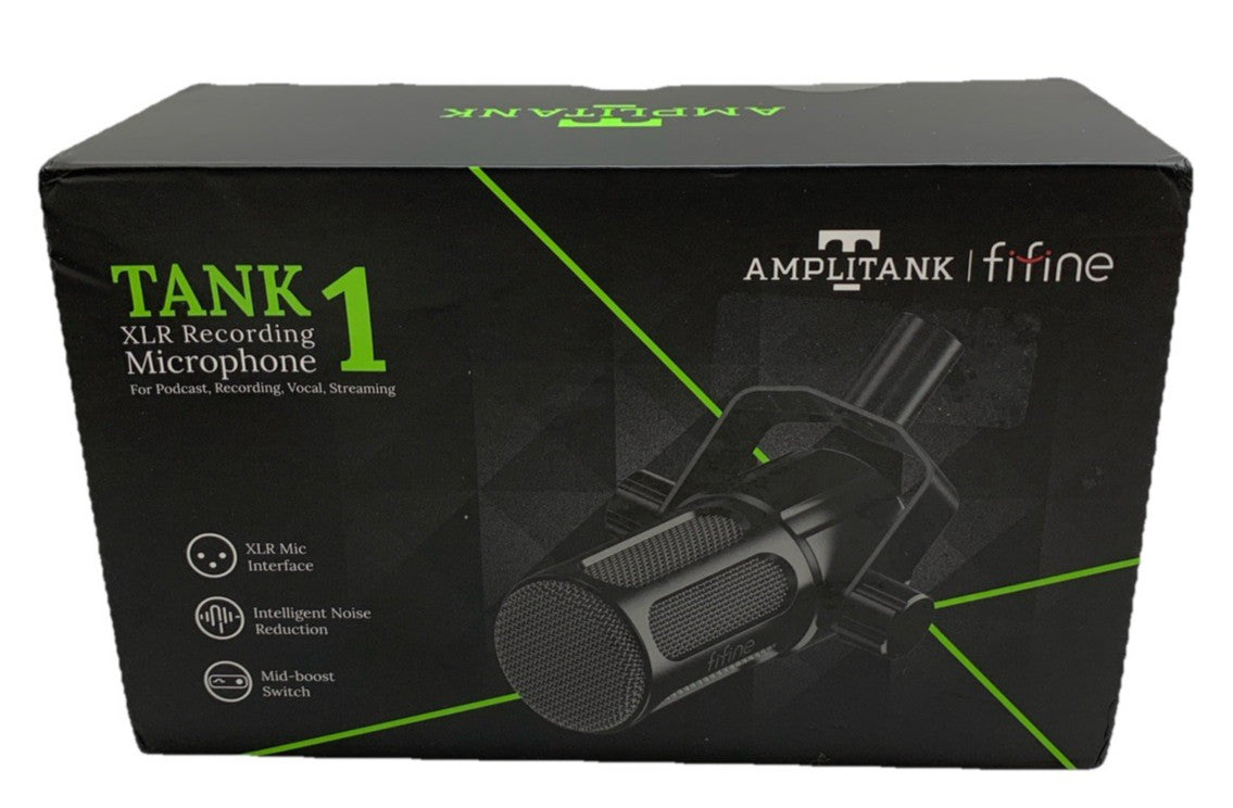 FIFINE Amplitank XLR Tank1 Microphone for Recording Podcast, Vocal, Streaming
