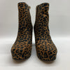 Jessica Simpson Women's Rexura Faux Suede Ankle Booties Leopard Print Size 8M