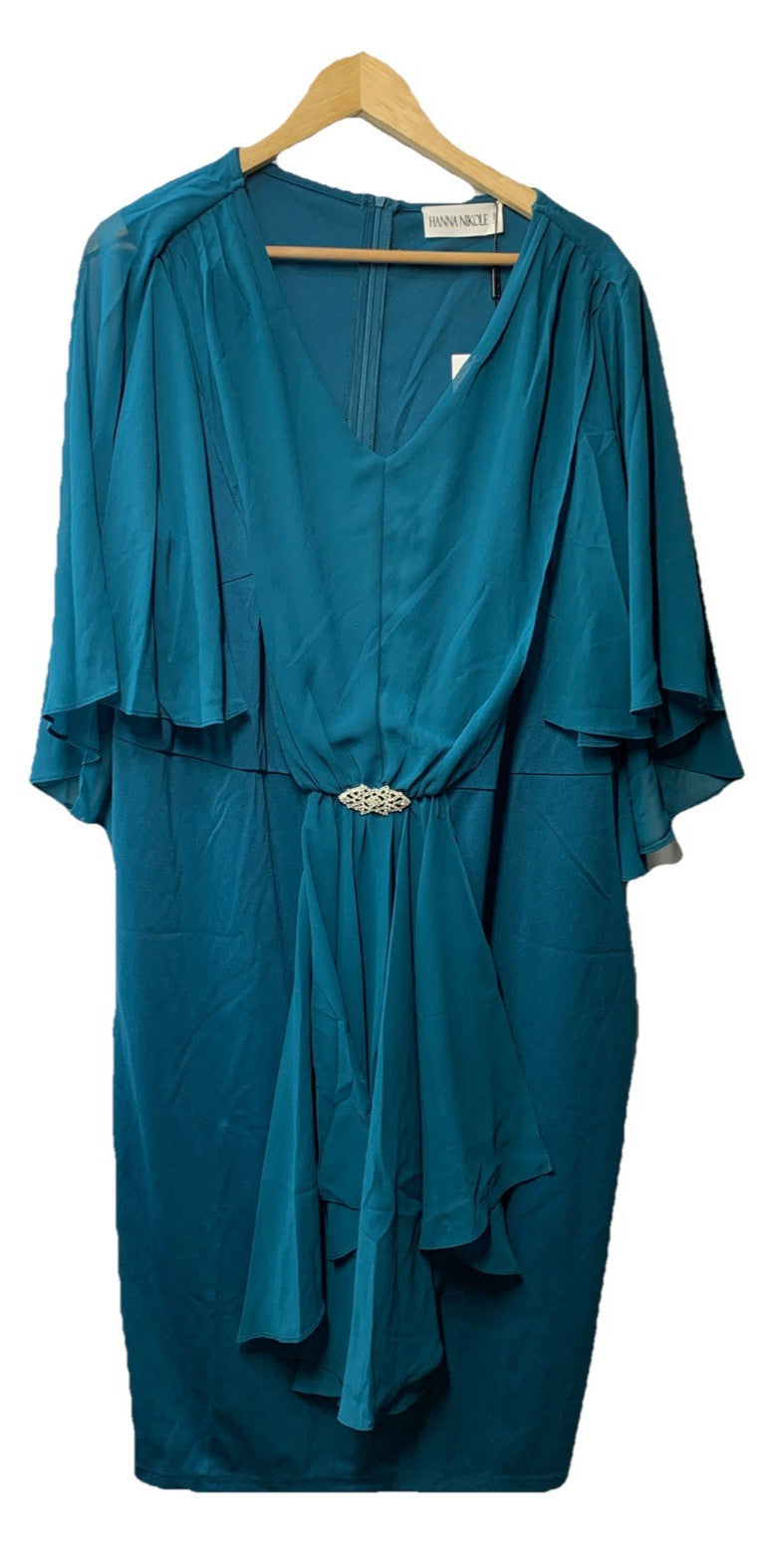 Hanna Nikole Women's Plus Size Cocktail Party Dresses for Wedding Guest Size 24W