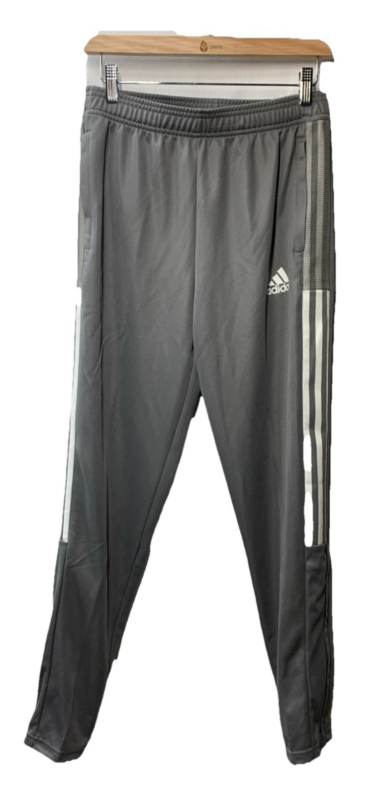 adidas Tiro 21 Men's Long Track Pants Team Grey Four GM7384 Size L Tapered Leg