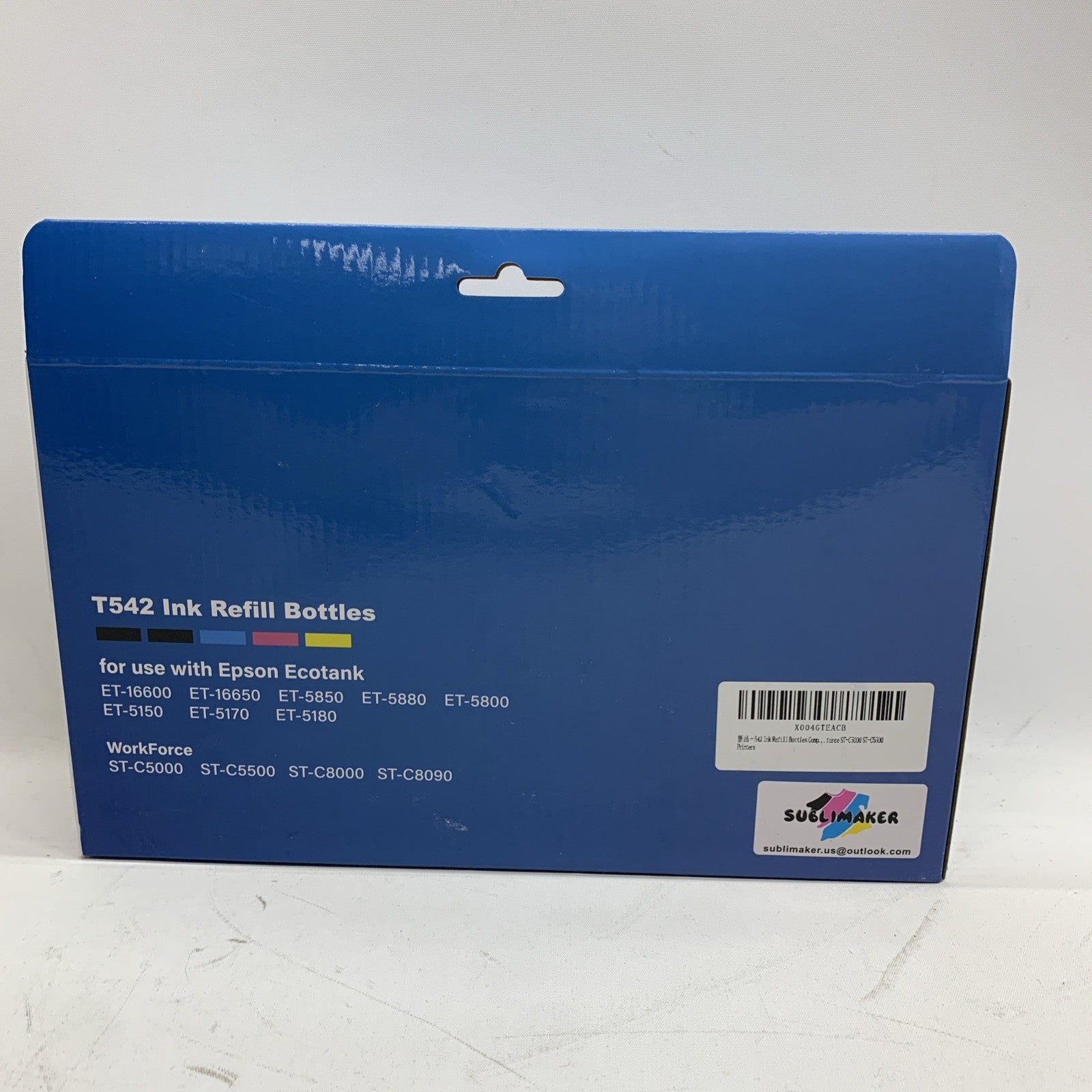 SUBILIMAKER T542 Sublimation Ink Set 5 Bottles 2x140ml 3x70ml for Epson Ecotank