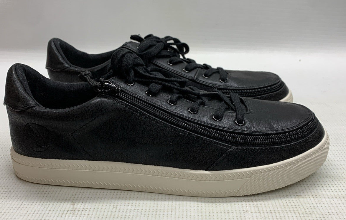 Billy Footwear Billy Classic Lace Low Black Shine Size 9 Shoe Lace-up Sneaker
