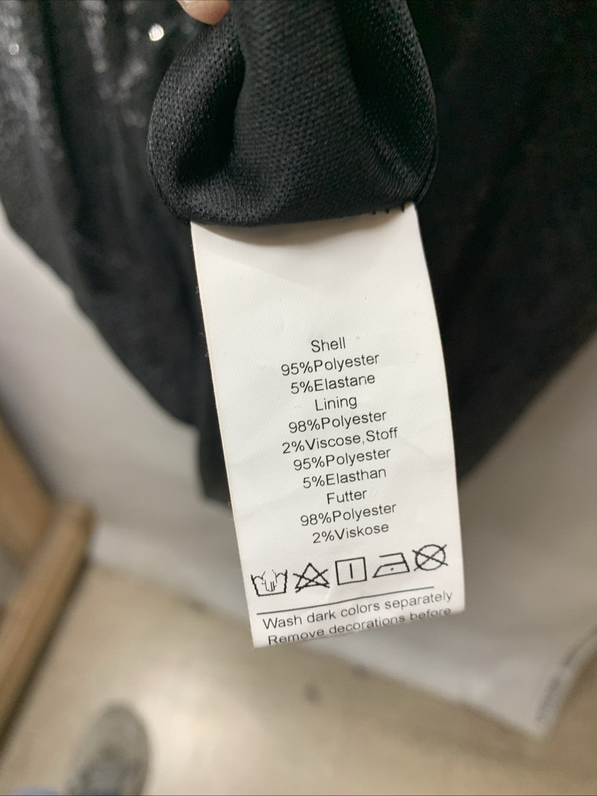 Hanna Nikole Women's Plus Size Velvet Side Slit Sequin Dress V Neck - Size 20W