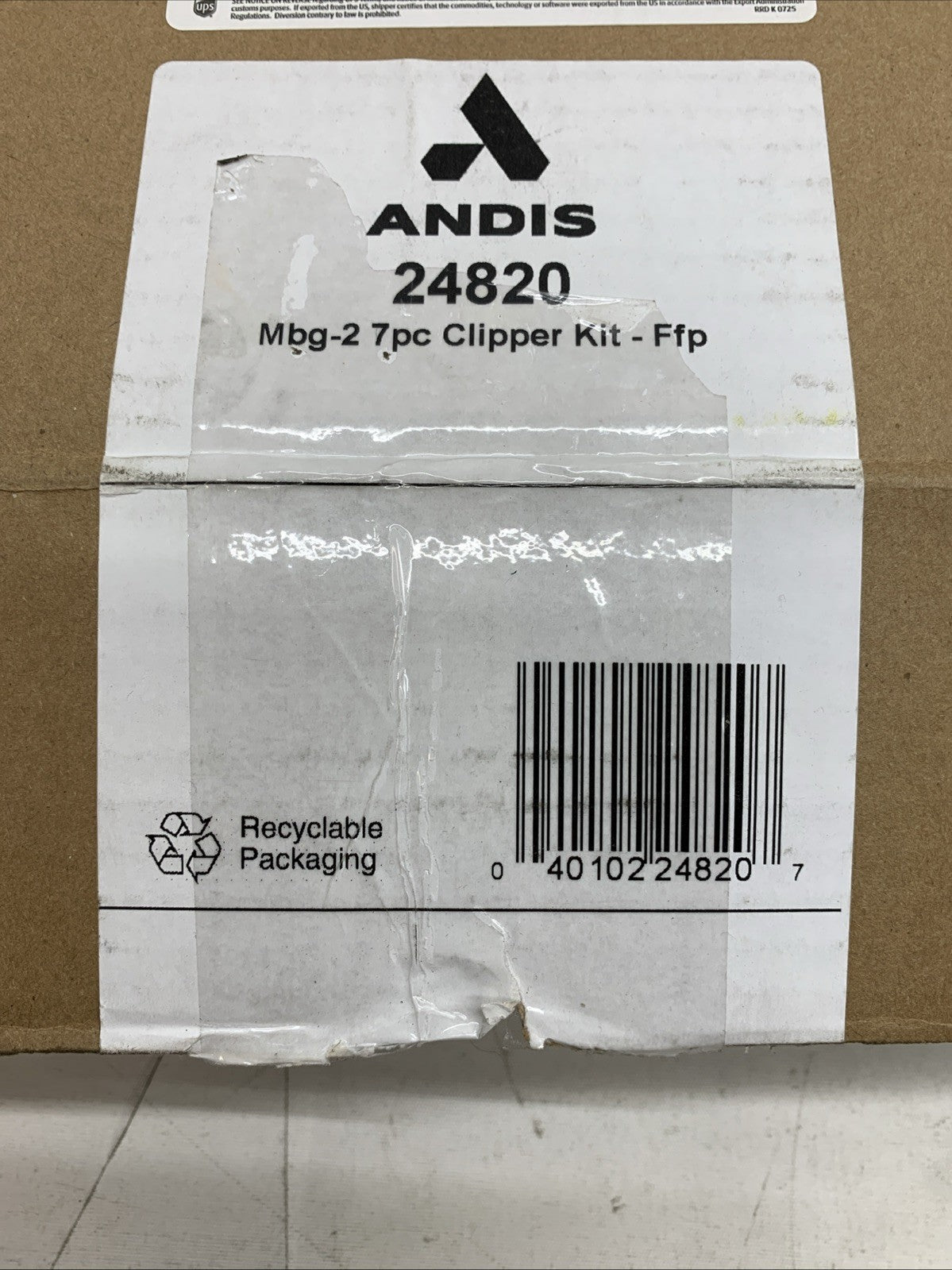 Andis EasyClip Professional Animal Pet Clipper Kit MBG-2 Detachable Blade Purple
