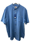 Huk Men’s Large Kona Solid Short Sleeve Button Up Performance Shirt - Size 3XL