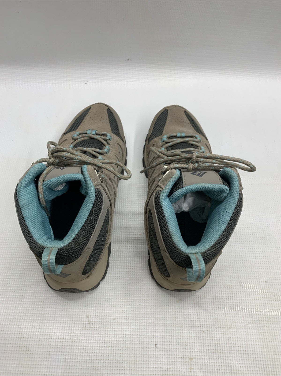 Columbia Crestwood Mid WP Waterproof Womens Hiking Boots Size 8.5 US Dark Grey