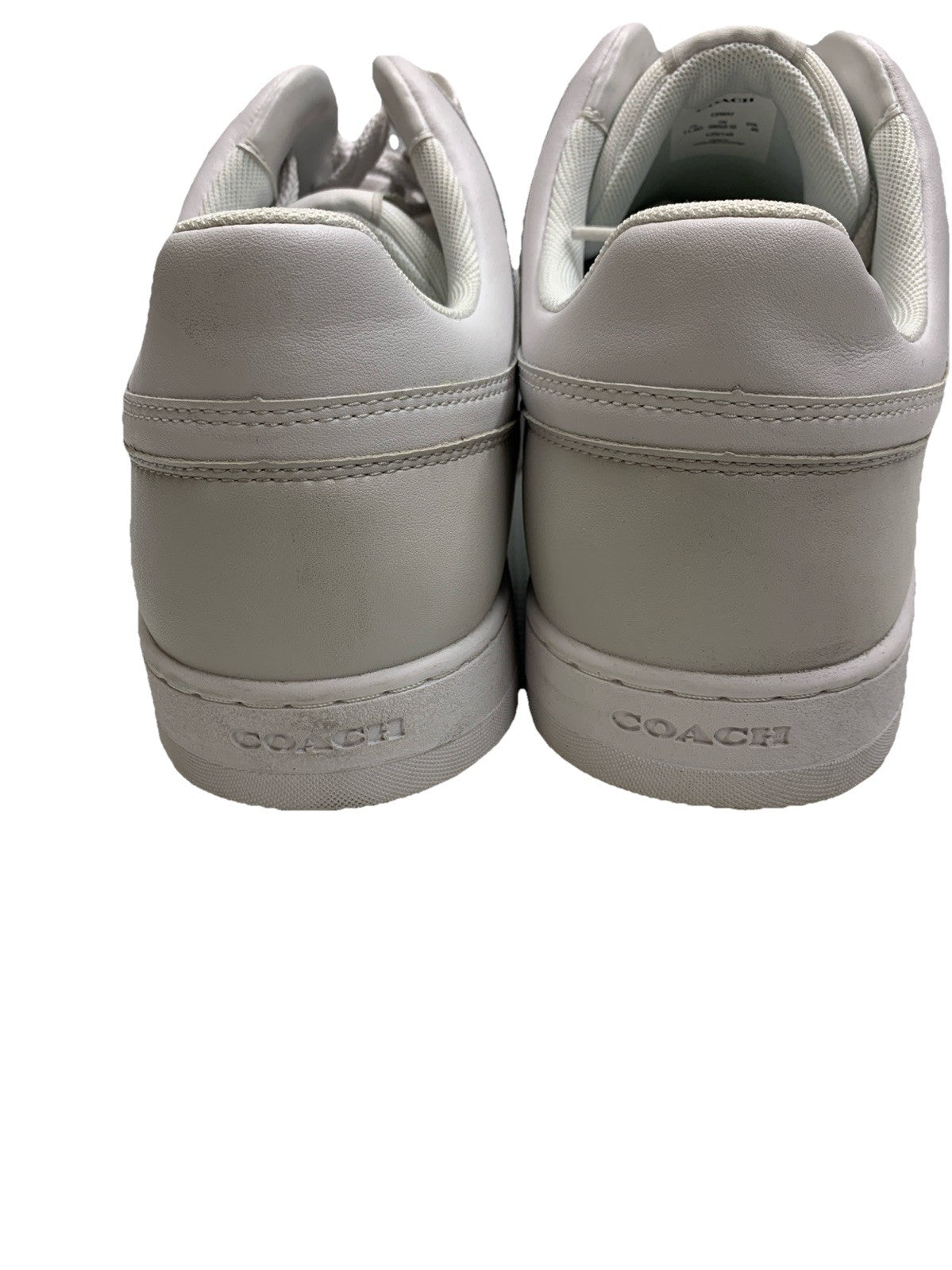 COACH Women’s C201 CR937 Sneakers 11.5D Optic White Lace-up Shoes for Walking