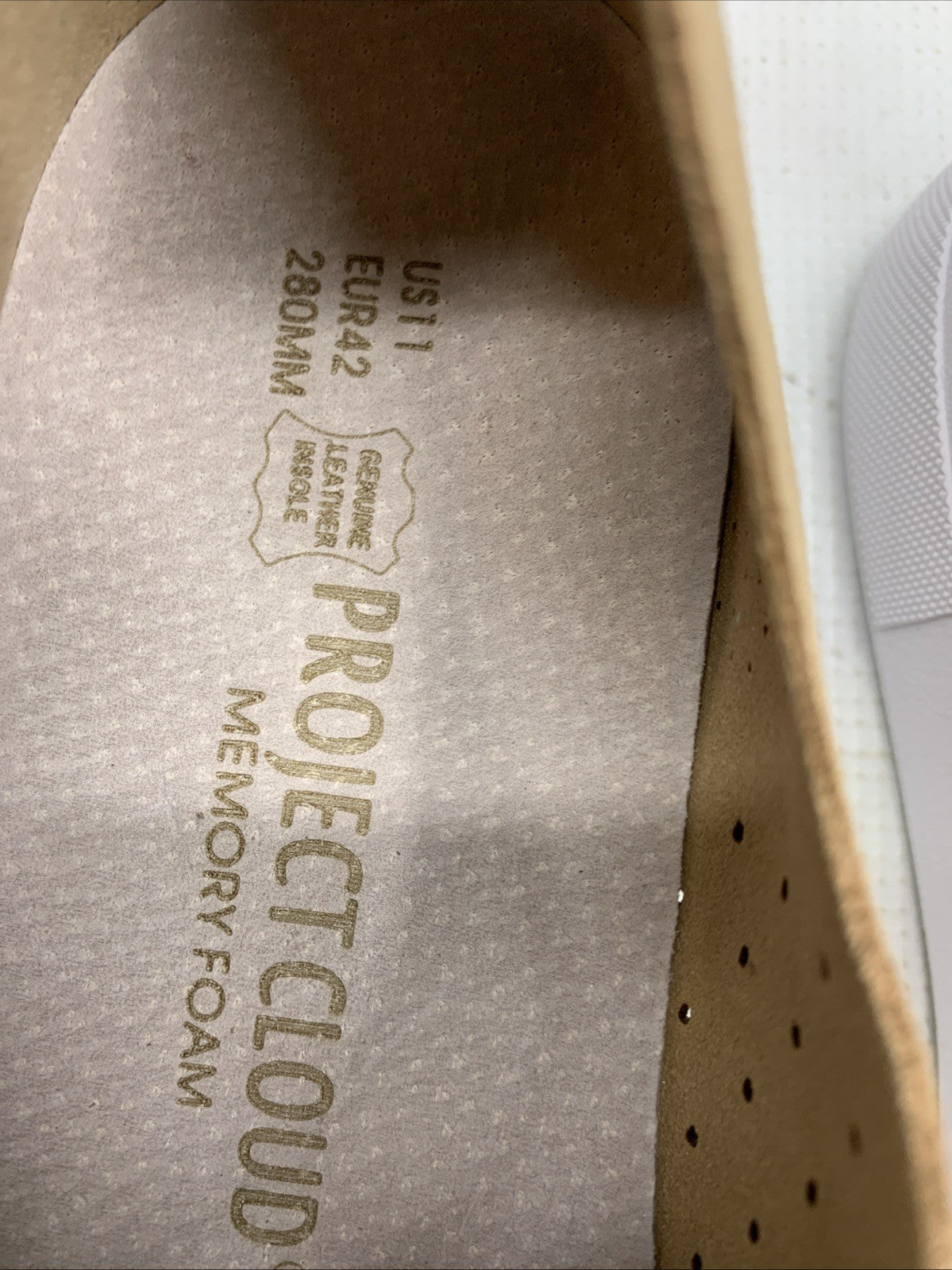 Project Cloud Women's Brown 11 Platform Sneaker Slip-On Memory Foam Comfort