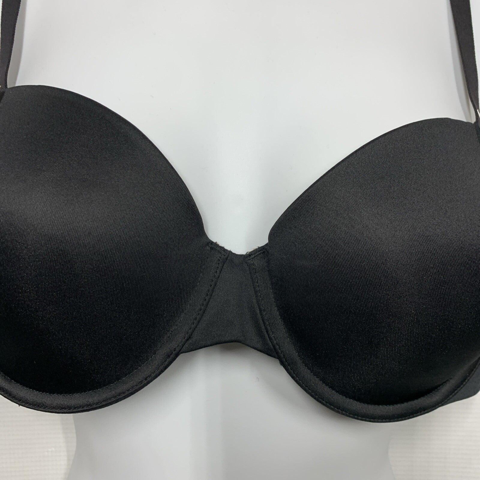 Self Expressions Women's SE6900 Side Smoothing Strapless Bra 38B Black Underwire