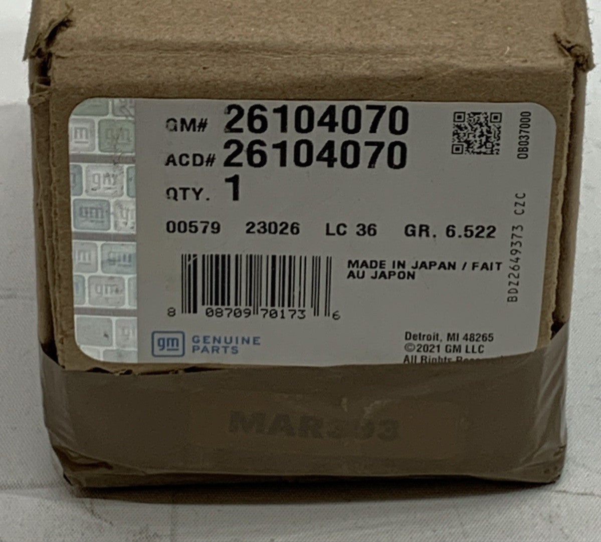 ACDelco 26104070 GM Original Equipment Steering Wheel Position Sensor Japan Made