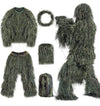 5pc Ghillie Suit3D Camouflage Hunting Apparel Include Jacket Pant Hood Bag XL