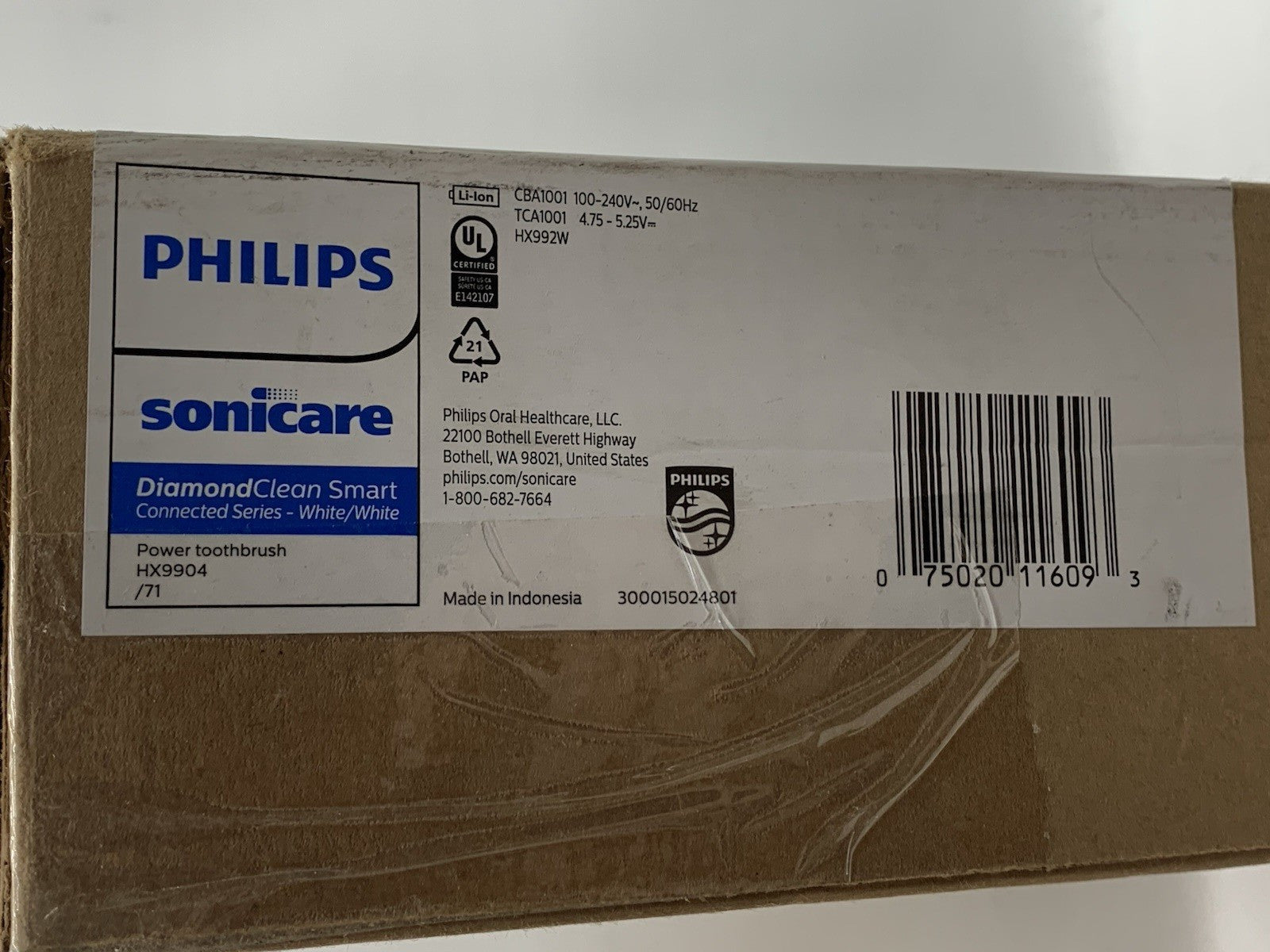 Philips Sonicare DiamondClean Power Electric Toothbrush HX9904 2 Pack FOR PARTS