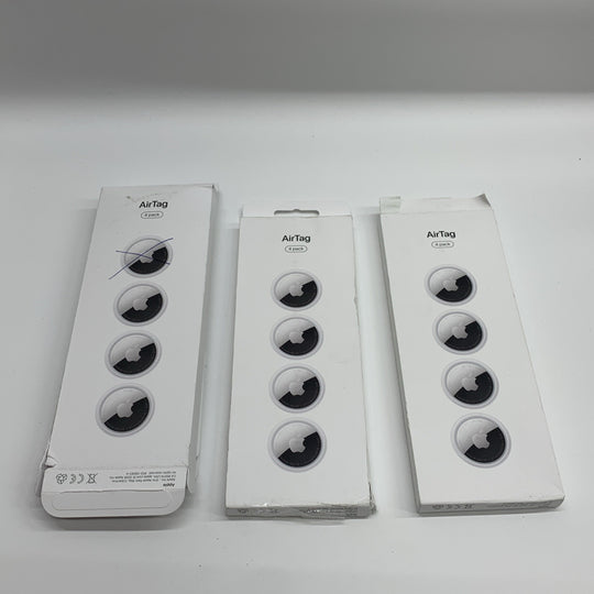 Apple AirTag 2nd Gen 4 Pack Tracker Tracker for Keychain Wallet & More Lot Of 3