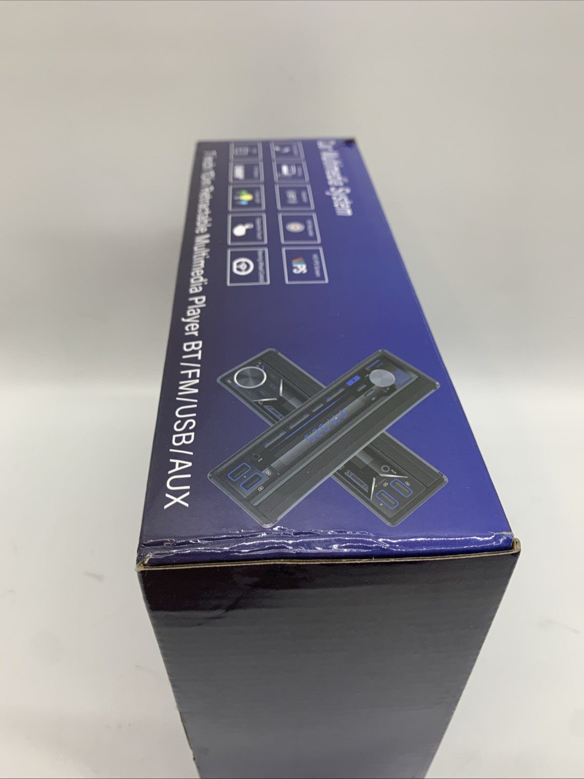 Single 1Din Car Stereo Radio Touch Screen Bluetooth Flip out Carplay Android GAA