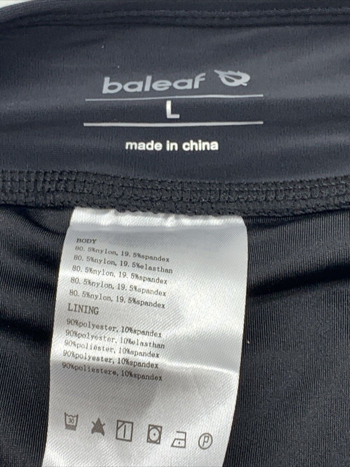 BALEAF Modest Bikini Bottom High Waisted Swim Bottoms Size L UPF 50+ Underwear
