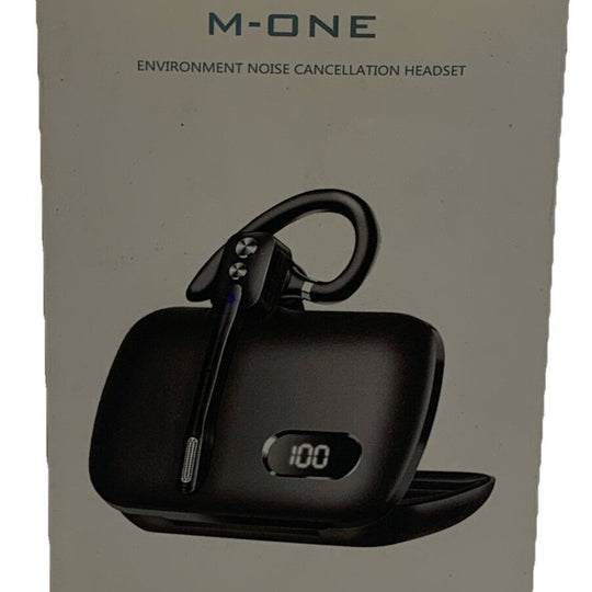 Bluetooth Headset, Wireless Bluetooth Earpiece with Dual-Mic & Noise Canceling