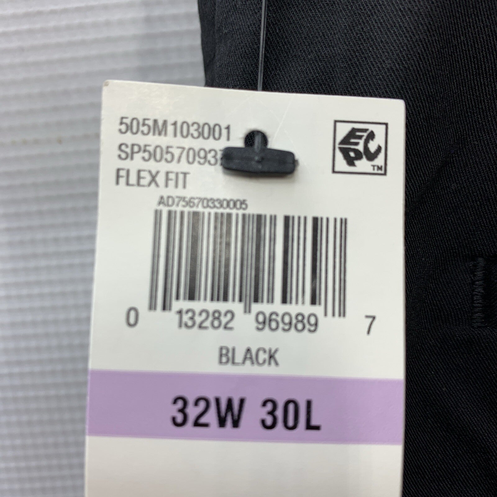 Mens Van Heusen Pant SP5057093 Flex Fit Size 32x30 Black