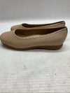 Trotters T2217-130 Dixie Leather Ballet Flat Beige Women's Size 7WW Slip-on Shoe