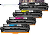 Replacement CYMBK for HP 206A Toner Cartridges for Color Laser Jet Pro - 4 Pack