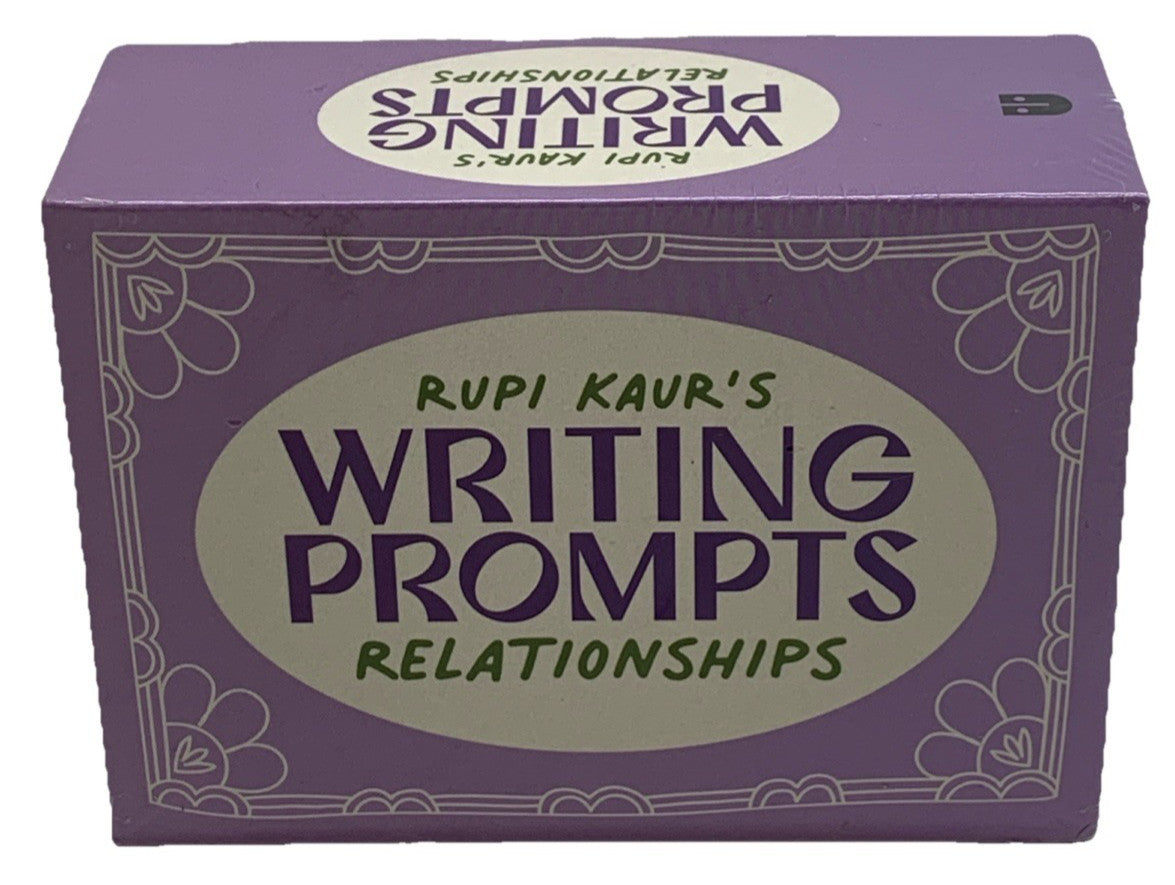 Rupi Kaur's Writing Prompts Relationships Card Deck for Connection & Creativity