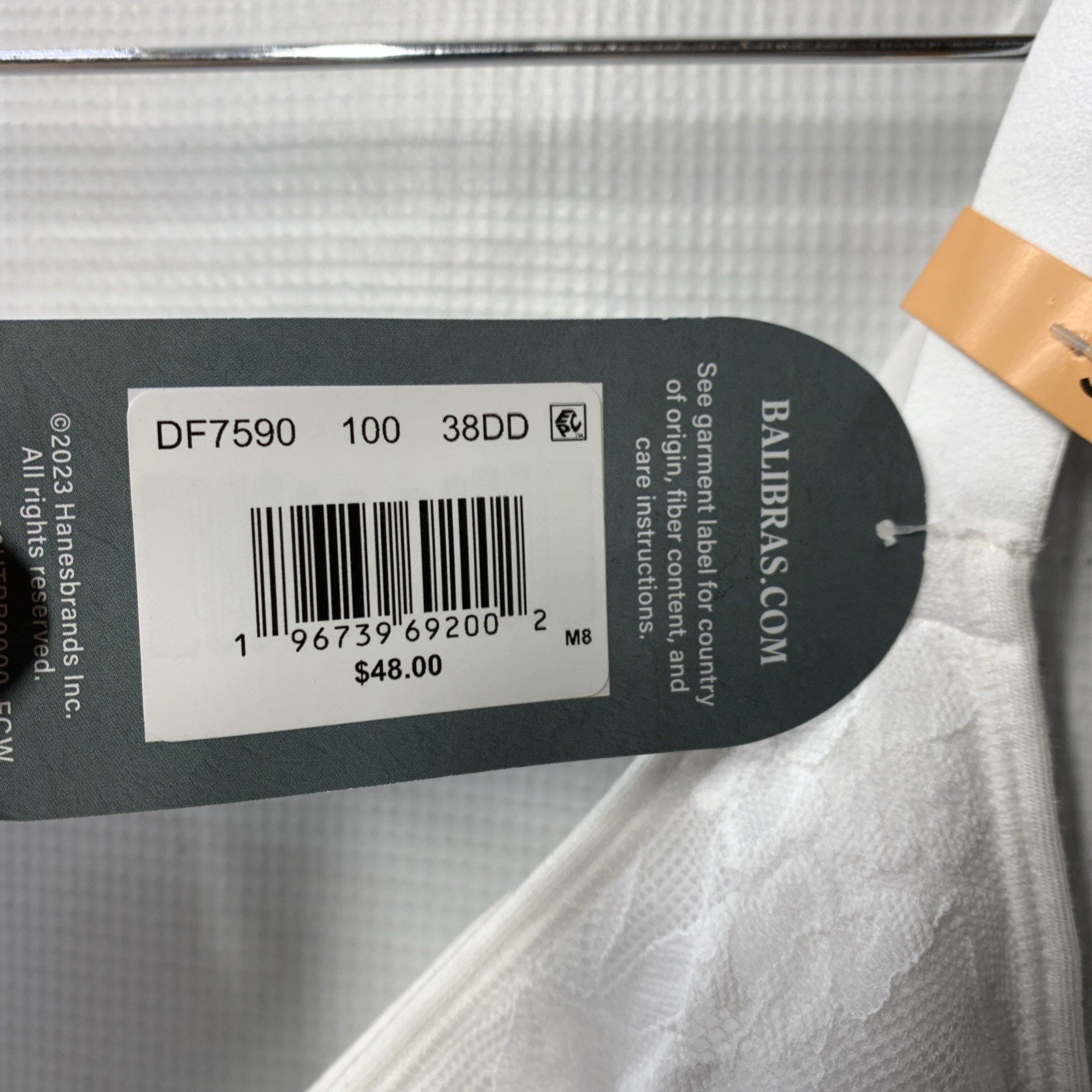 Bali Womens Breathe Underwire Bra Lightly Lined Bra Full Coverage Size 38DD