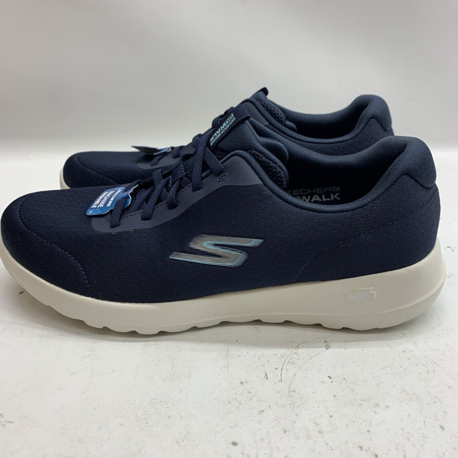 Skechers Womens Go Walk Joy- Ecstatic Navy Walking Shoes 10.5M Lace-up Sneaker