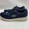 Skechers Womens Go Walk Joy- Ecstatic Navy Walking Shoes 10.5M Lace-up Sneaker