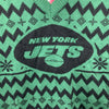FOCO Women's Size Small New York Jets NFL Team Logo Ugly Holiday V-Neck Sweater