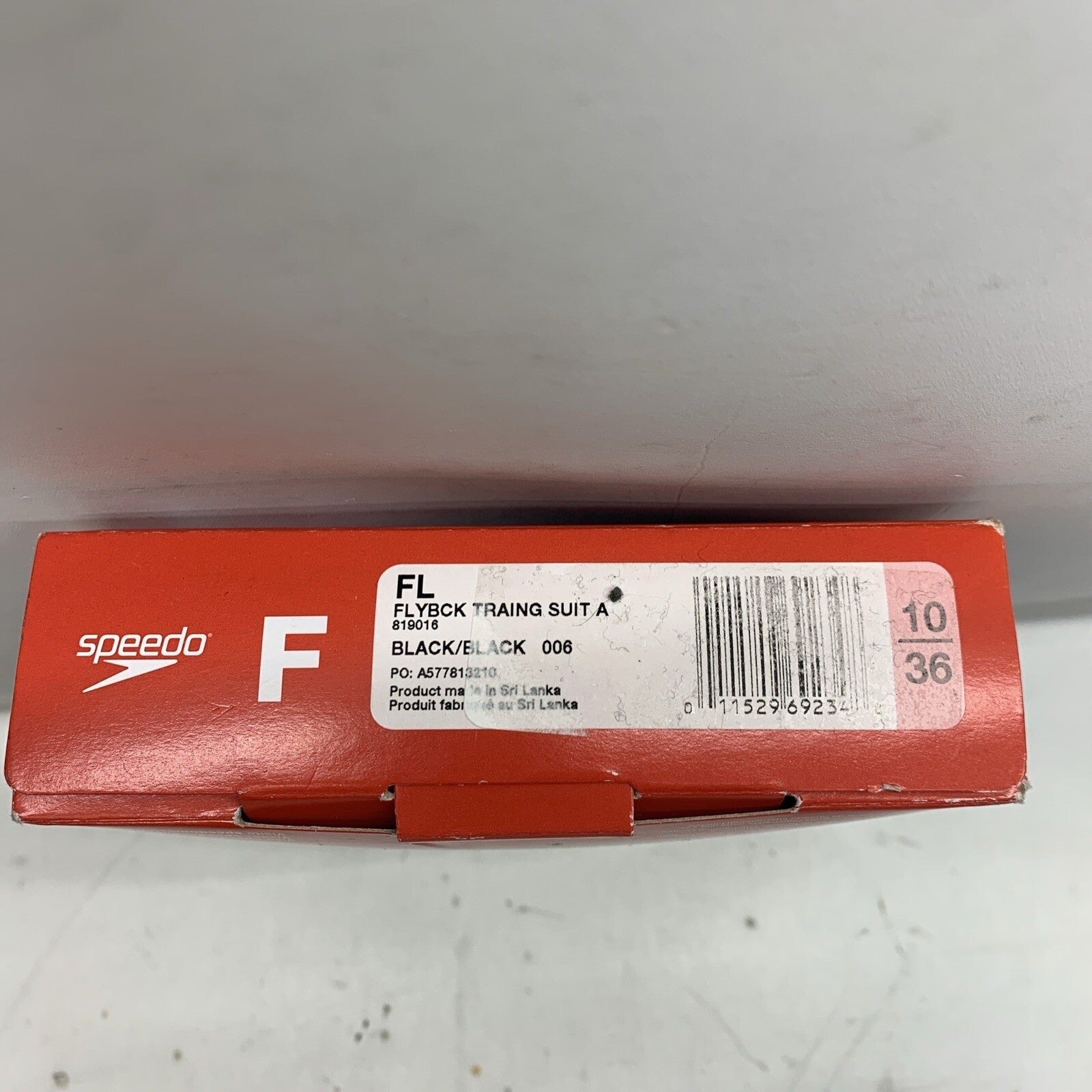 Speedo Women's Endurance+ Flyback One Piece Swimsuit - Black Swimwear Size 10/36