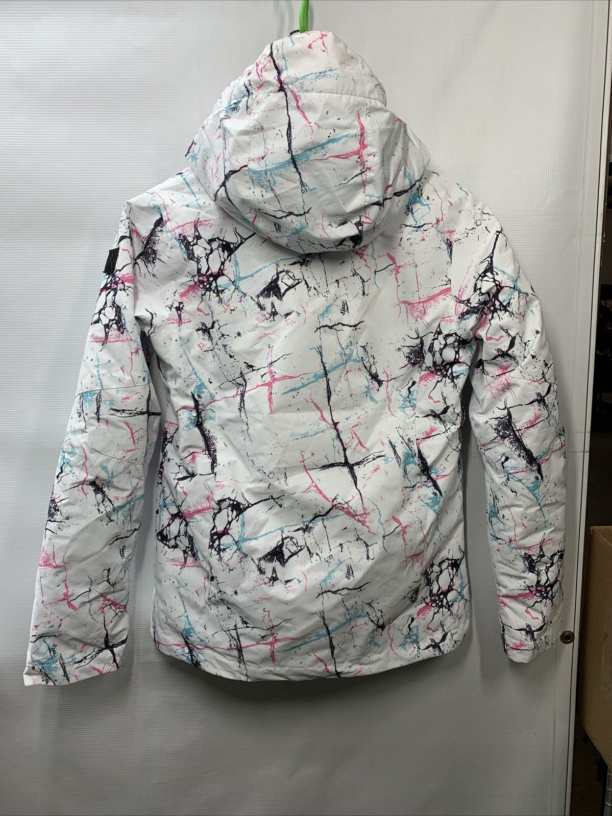 SMN Colorful Metropolis Snowboard Ski Jacket Hooded Waterproof XS Long Sleeve