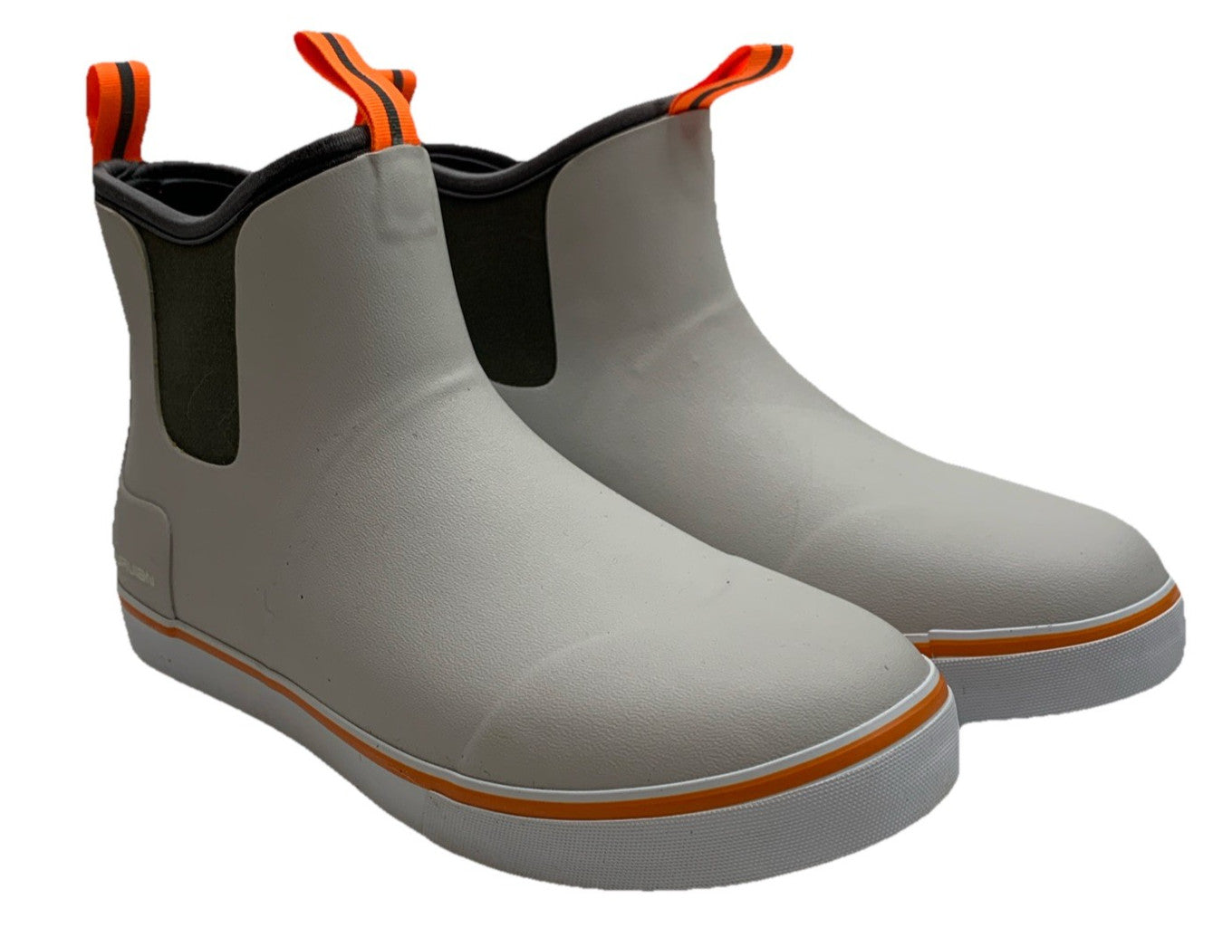 Furuian Men's Deck Fishing & Rain Waterproof Slip On Neoprene Ankle Boots 11